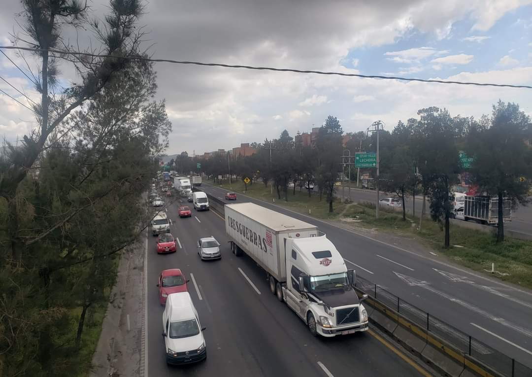Cierre en la autopista México-Querétaro a partir del lunes por trabajos en puente