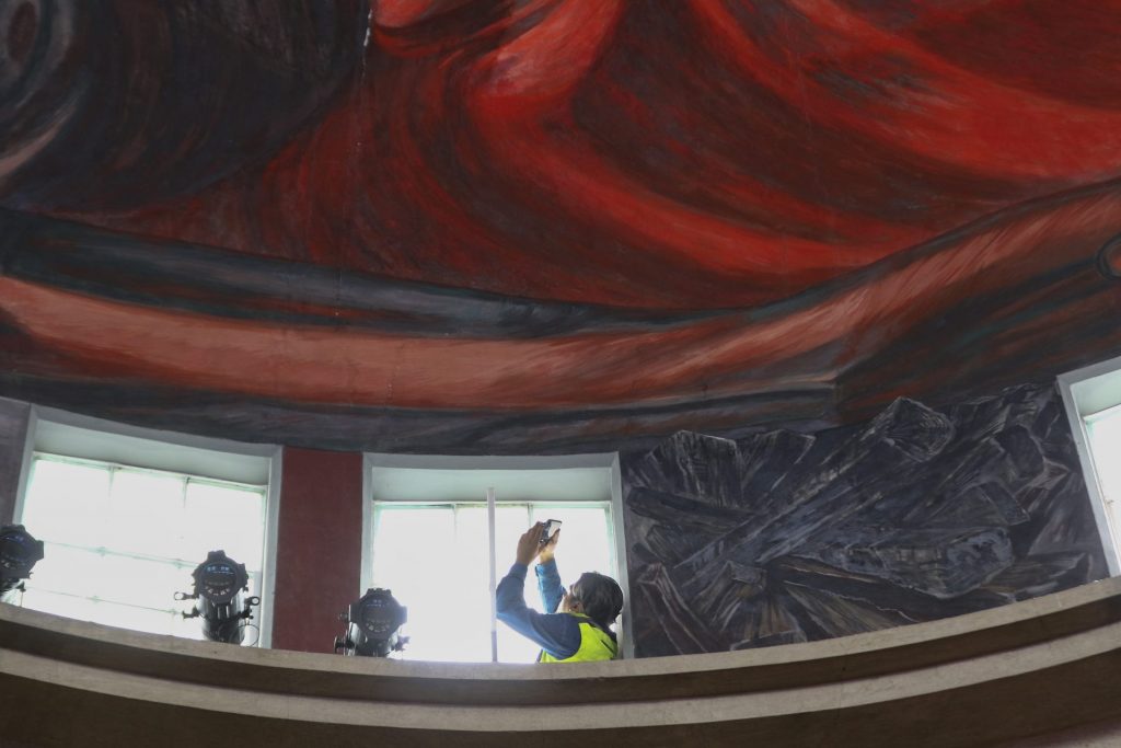 Mural de Clemente Orozco en la UdeG presenta daños tras sismos - mural-de-clemente-orozco-en-la-udeg-presenta-danos-tras-sismos-2-1024x683
