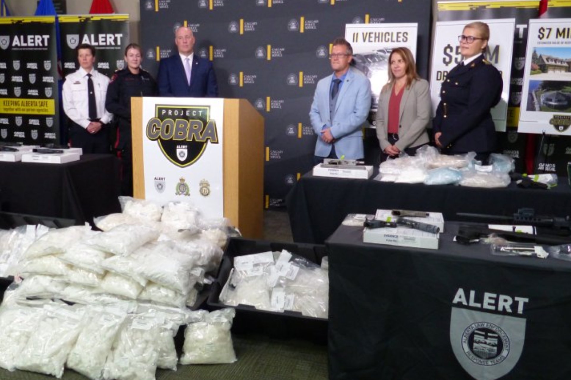 Policía canadiense desmonta una red de narcotraficantes vinculada con México