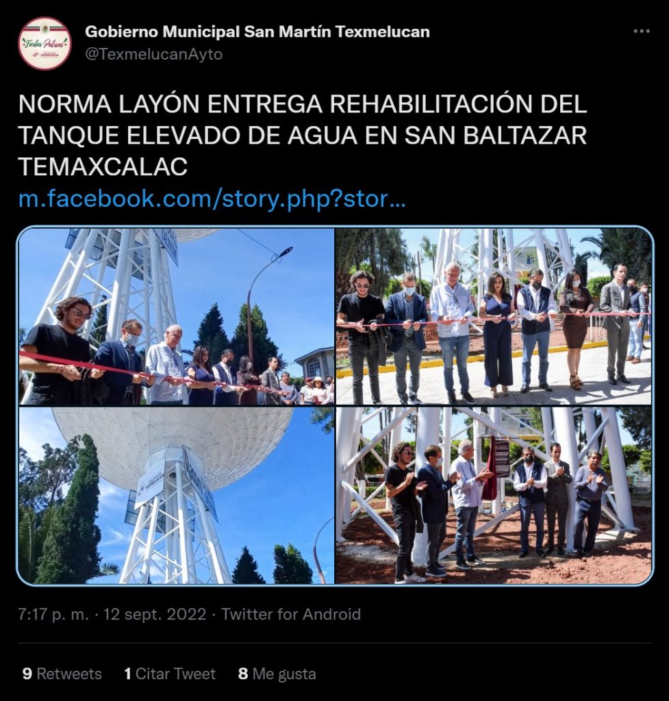 Colapso de tanque elevado en San Martín Texmelucan deja dos muertos; tenía dos días inaugurado - puebla-san-martin-texmelucan-tanque-elevado-977x1024
