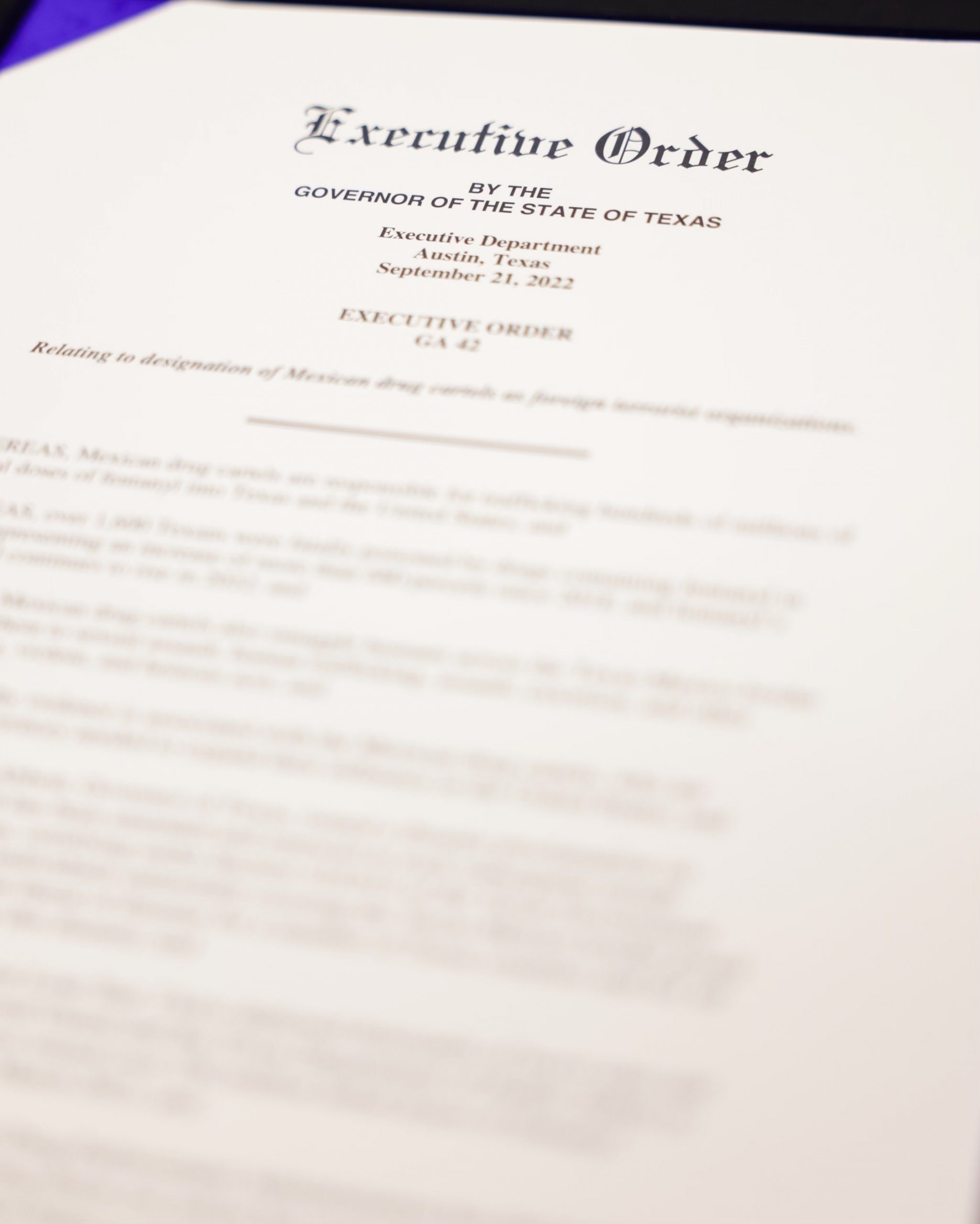 Texas declara a cárteles mexicanos como “agrupaciones terroristas” Texas declara a cárteles mexicanos como “agrupaciones terroristas”