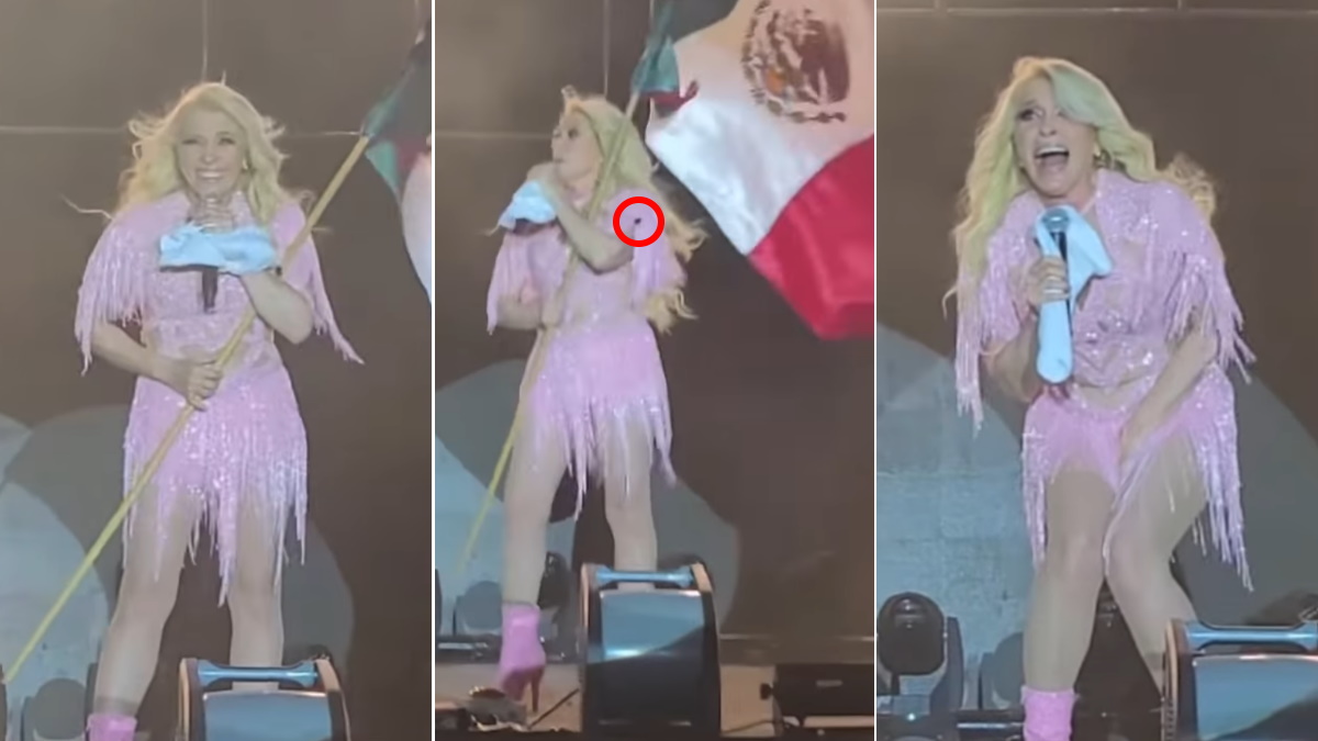 #VIRAL Insecto sorprende a Yuri durante presentación en Nuevo Laredo #VIRAL Insecto sorprende a Yuri durante presentación en Nuevo Laredo