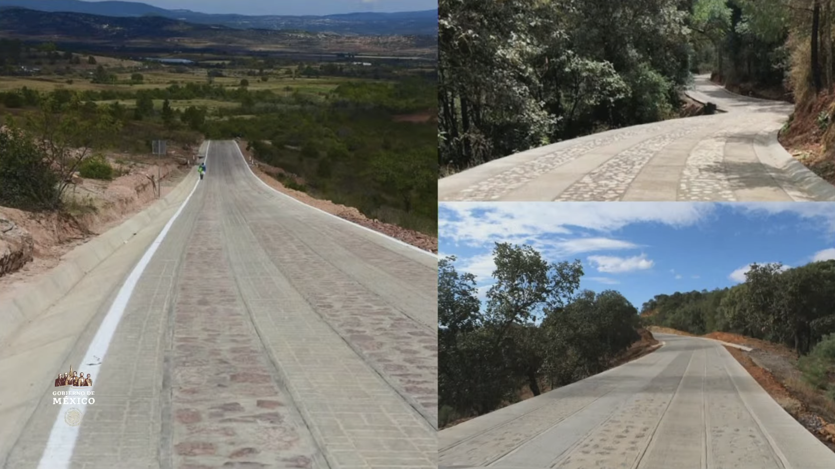 Presume López Obrador caminos artesanales en Oaxaca