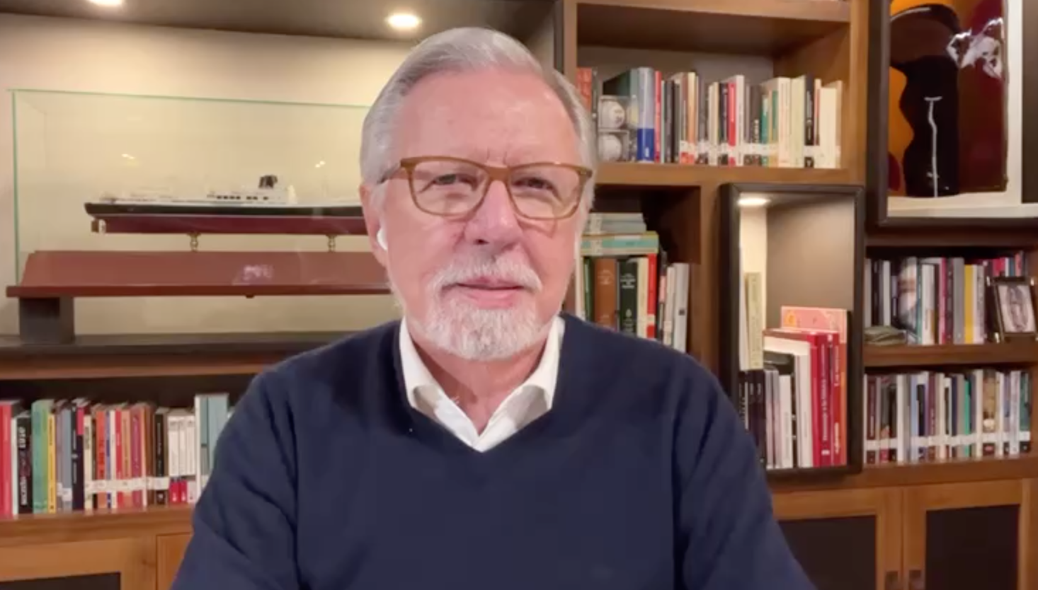 No presidente, no. Yo no me enojo. Usted sí