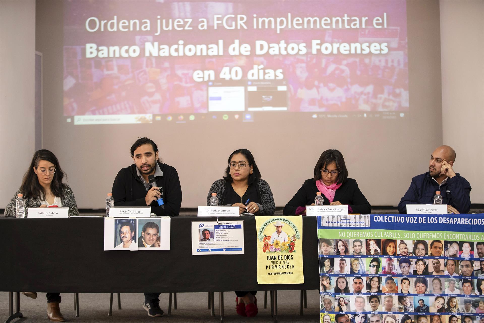 Ordenan a FGR crear banco forense para identificar a desaparecidos Ordenan a FGR crear banco forense para identificar a desaparecidos