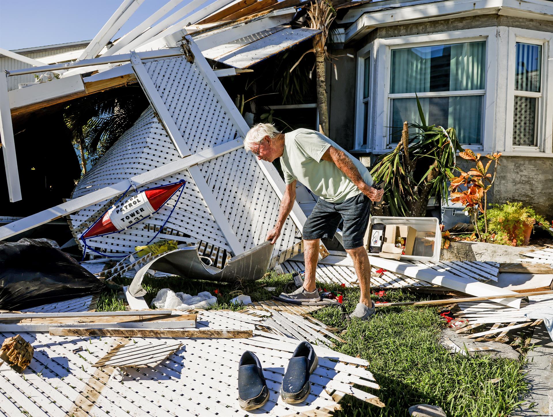 Advierten en Florida por caimanes, serpientes y osos en zonas urbanas tras huracán Ian