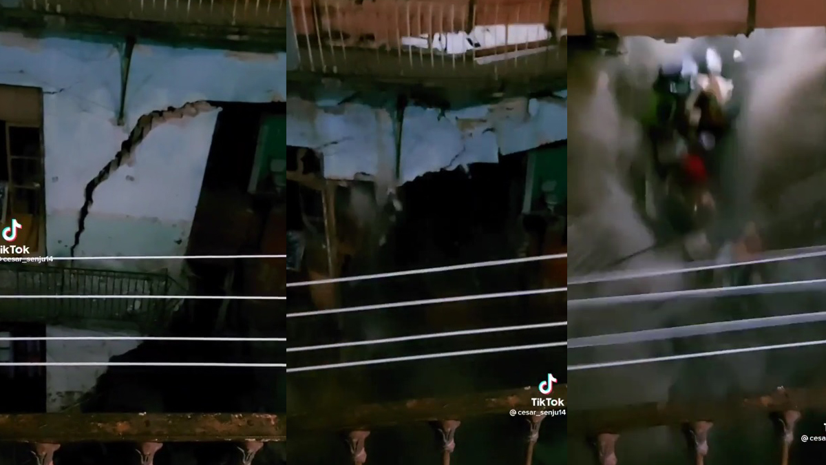 #Video Derrumbe en vecindad de CDMX sepulta a hombre entre escombros; fue rescatado