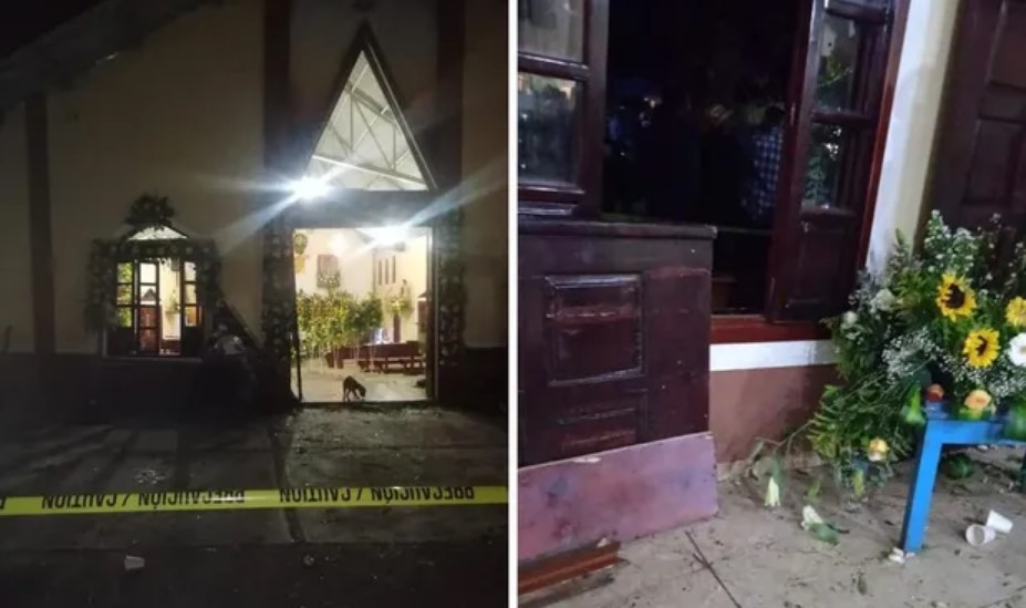 Explosión en Veracruz durante celebración a San Judas Tadeo deja 10 heridos - explosion-de-pirotecnia-en-capilla-de-coscomatepec-veracruz