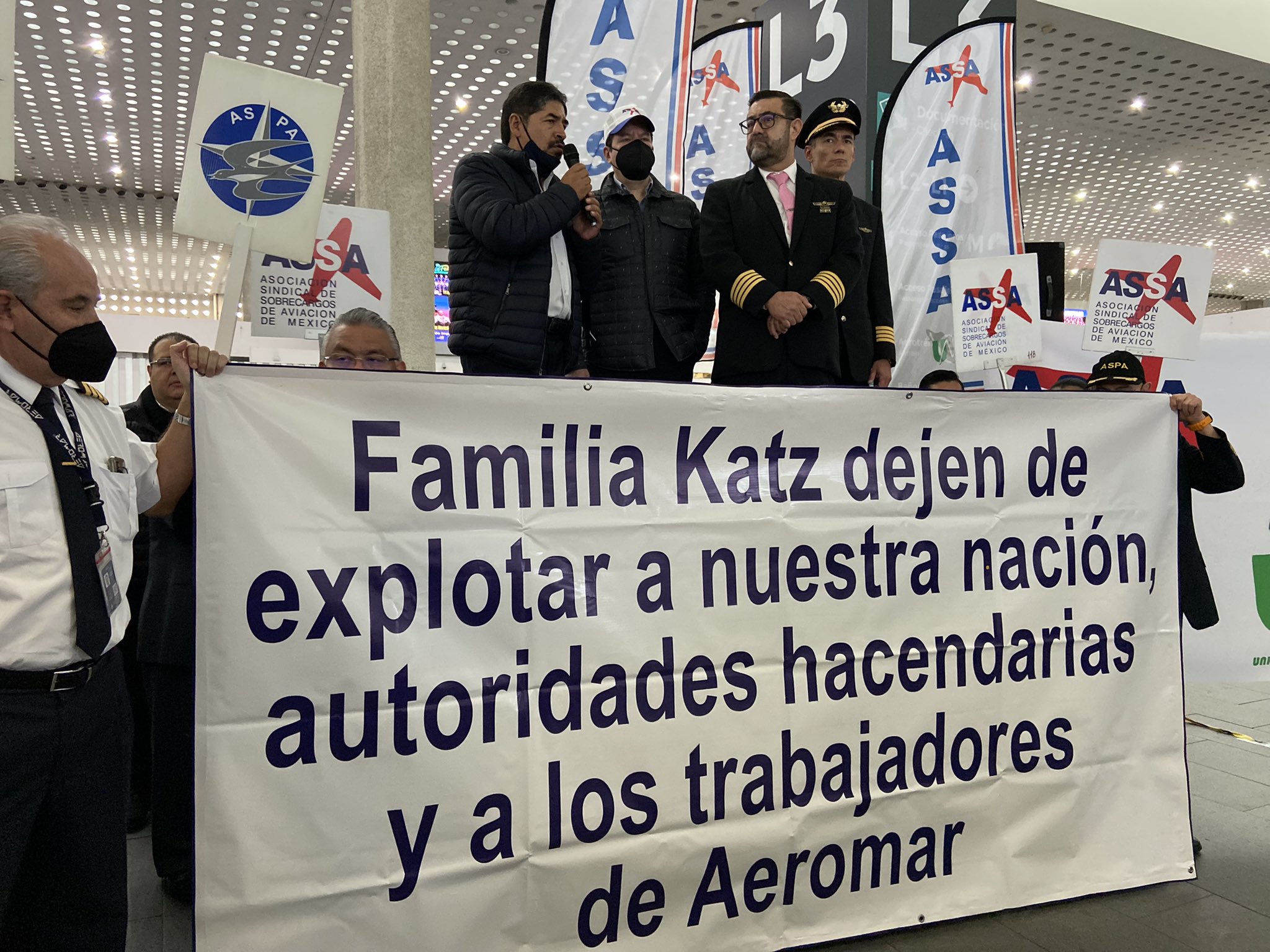 Familia Katz “son tramposos, mentirosos y sinvergüenzas”: ASPA sobre crisis con Aeromar Familia Katz “son tramposos, mentirosos y sinvergüenzas”: ASPA sobre crisis con Aeromar