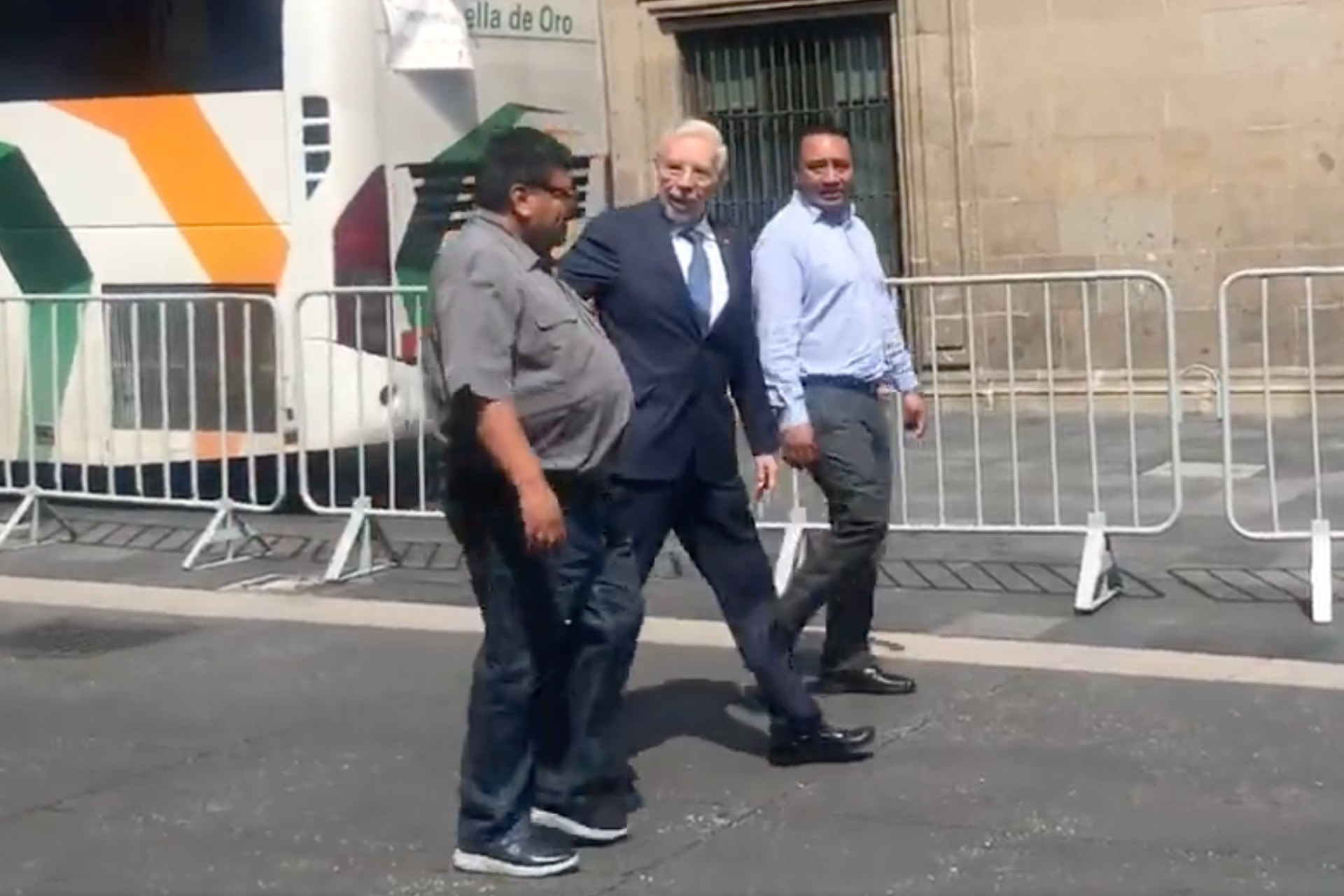Jorge Arganis Díaz reaparece en Palacio Nacional Jorge Arganis Díaz reaparece en Palacio Nacional