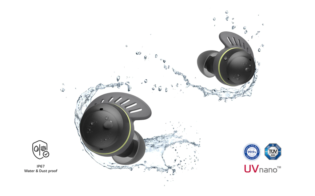 LG TONE Free Fit TF7, los primeros audífonos inalámbricos que se pueden enjuagar y desinfectar - lg-tone-free-fit-tf7-1024x637