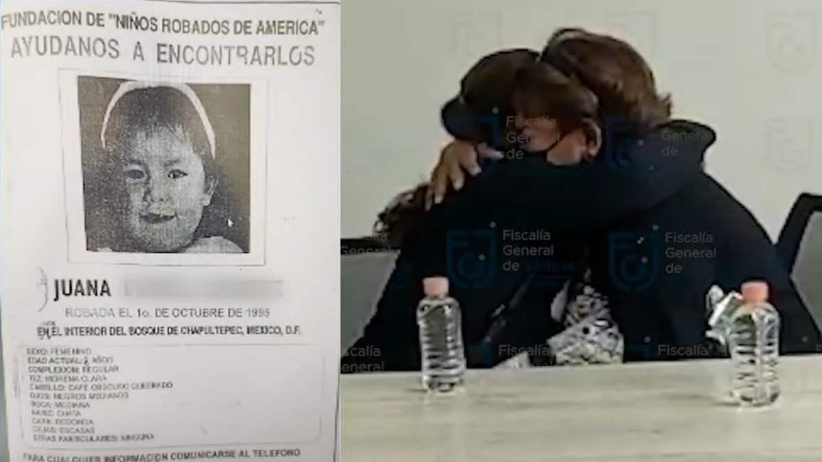 Madre e hija se reencuentran tras 27 años en Ciudad de México