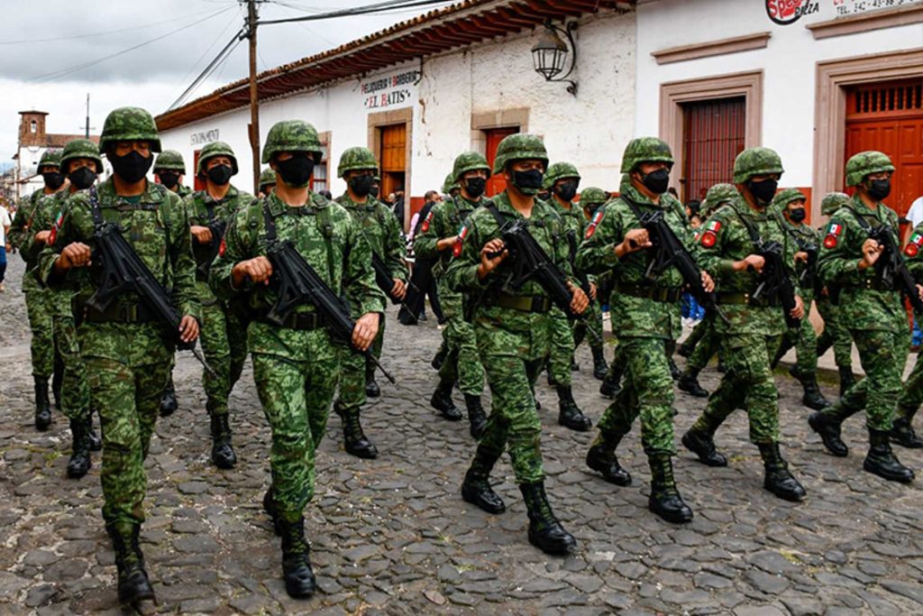Las "atrocidades" en México aumentaron 17 por ciento en 2022 - militares-sedena-fuerzas-armadas-militarizacion-1024x683