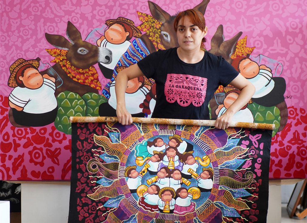 'Suke', la joven pintora de Chiapas que trasciende a nivel internacional - pintora-angela-hernandez-1024x744