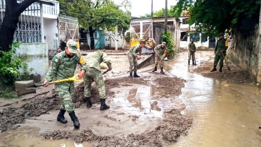 Ejército Aplica Plan DN-III-E En Acapulco Tras Fuertes Lluvias