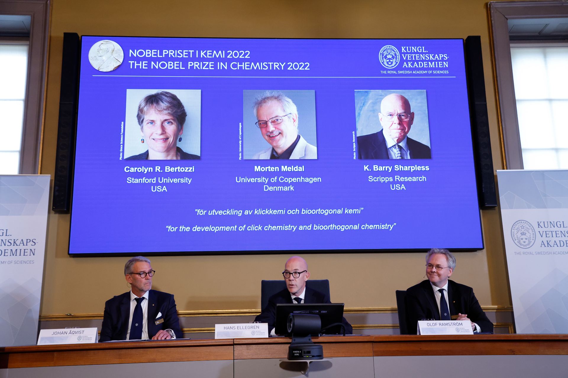 Nobel para “la química del clic”, un avance con aplicaciones contra el cáncer