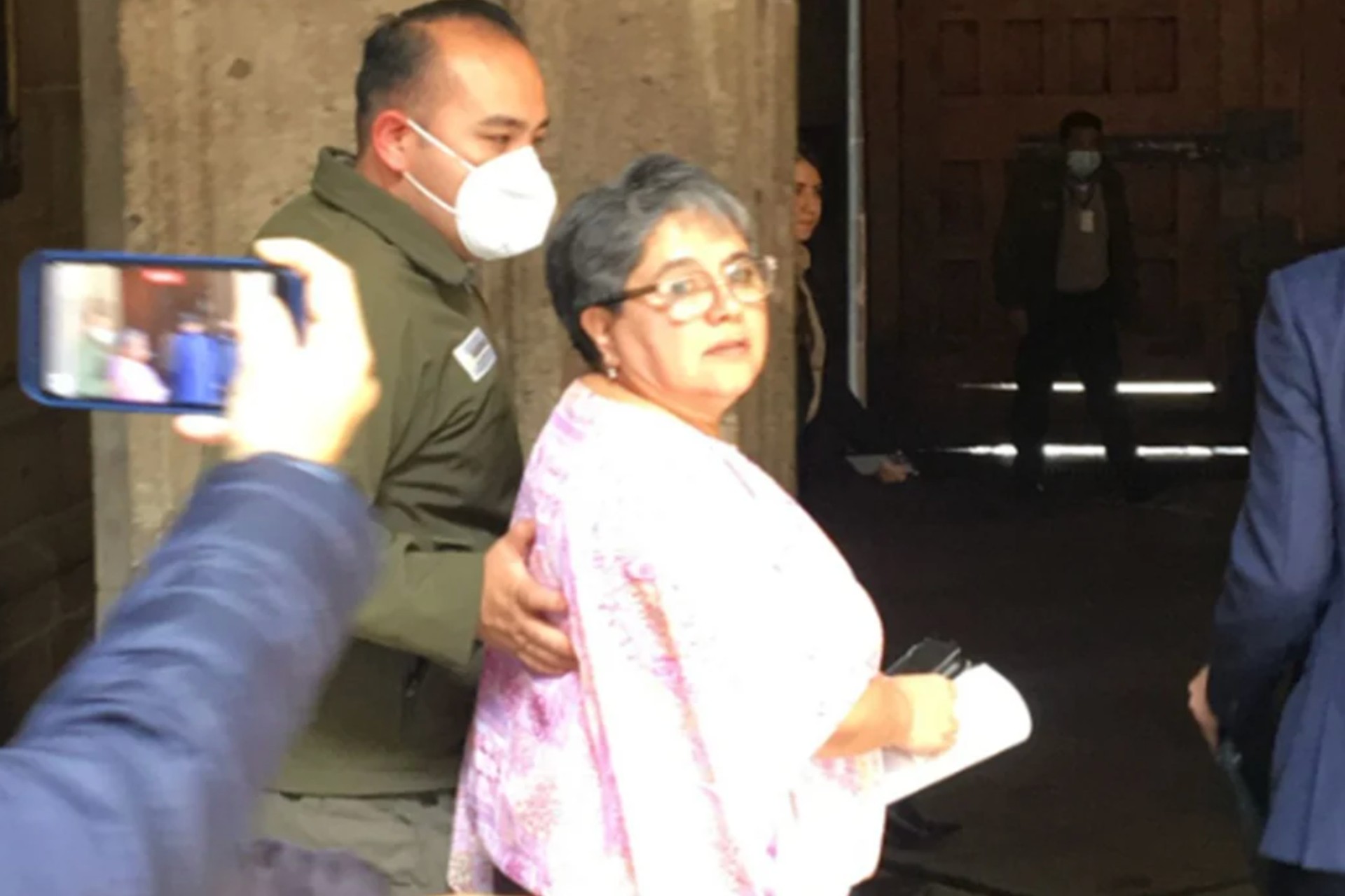 Raquel Buenrostro, secretaria de Economía, asiste a Palacio Nacional