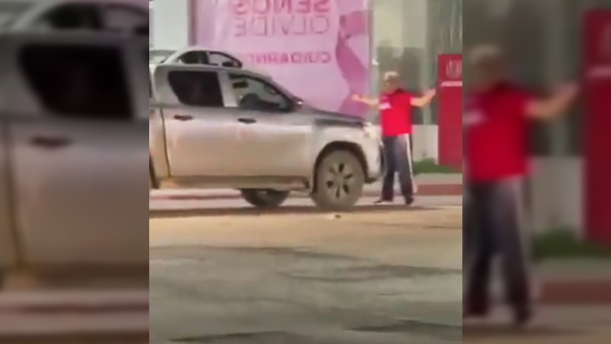 #Video Detienen al luchador ‘Shocker’ en Chiapas por agredir a automovilistas
