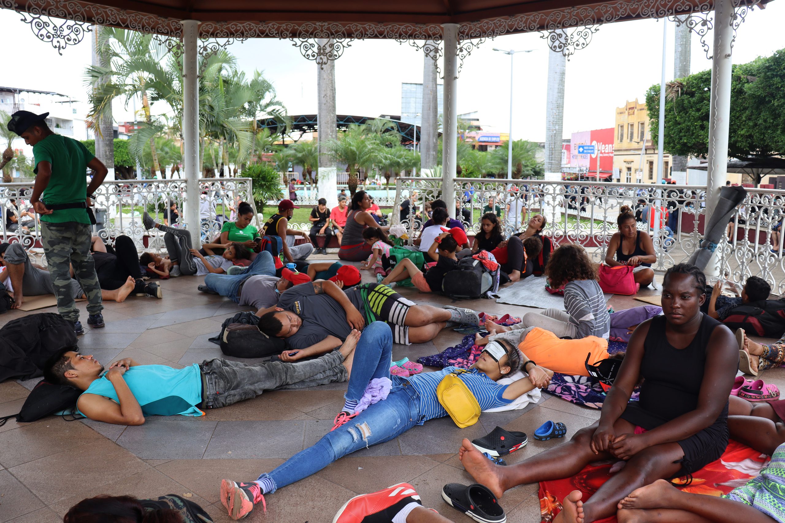 Primera deportación de venezolanos sorprende a migrantes en Chiapas Primera deportación de venezolanos sorprende a migrantes en Chiapas