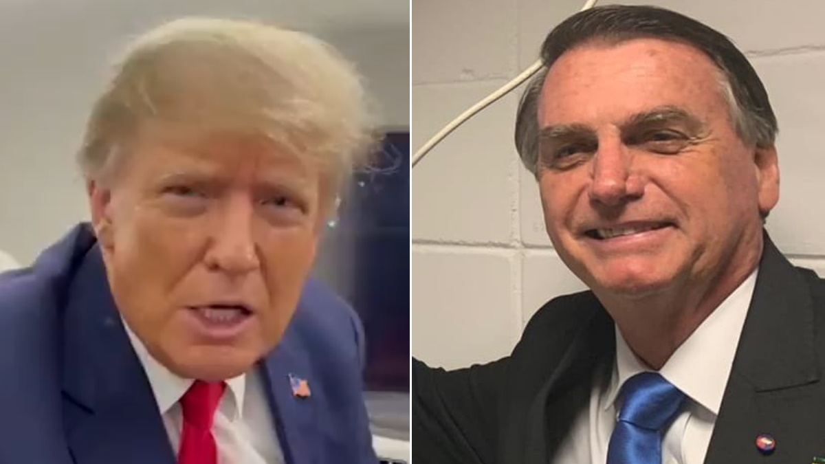 Trump llama a brasileños a votar por Jair Bolsonaro