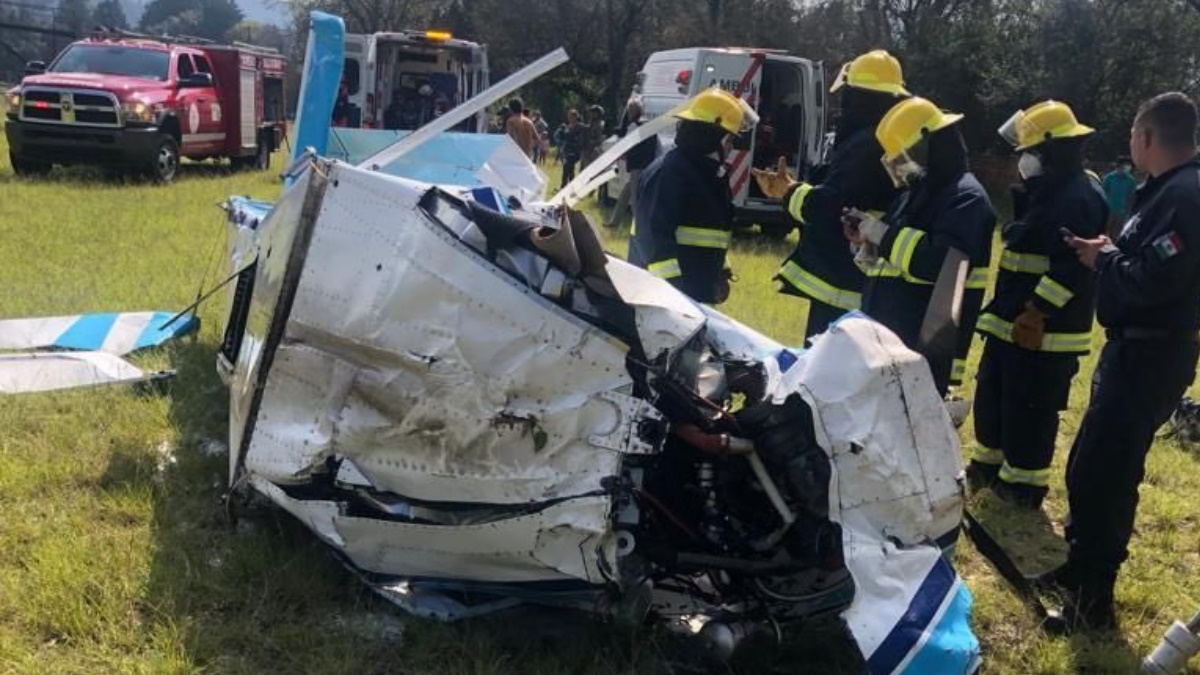 Caída de avioneta en Valle de Bravo deja un muerto