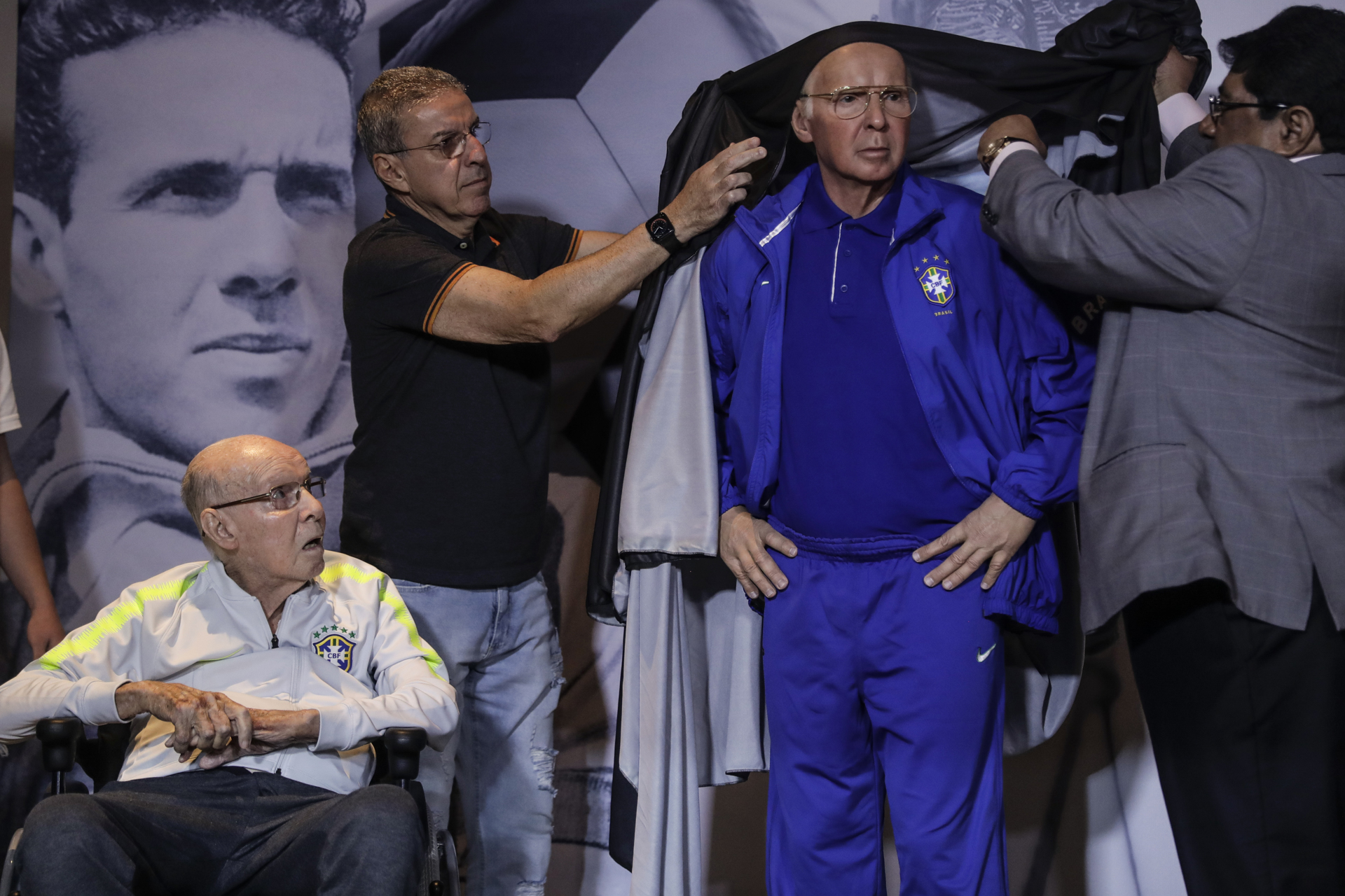 Mario “Lobo” Zagallo fue inmortalizado en el Museo de la Selección Brasileña