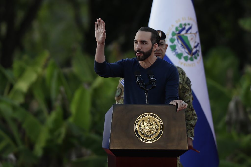 El presidente de El Salvador, Nayib Bukele. Foto de EFE/Rodrigo Sura