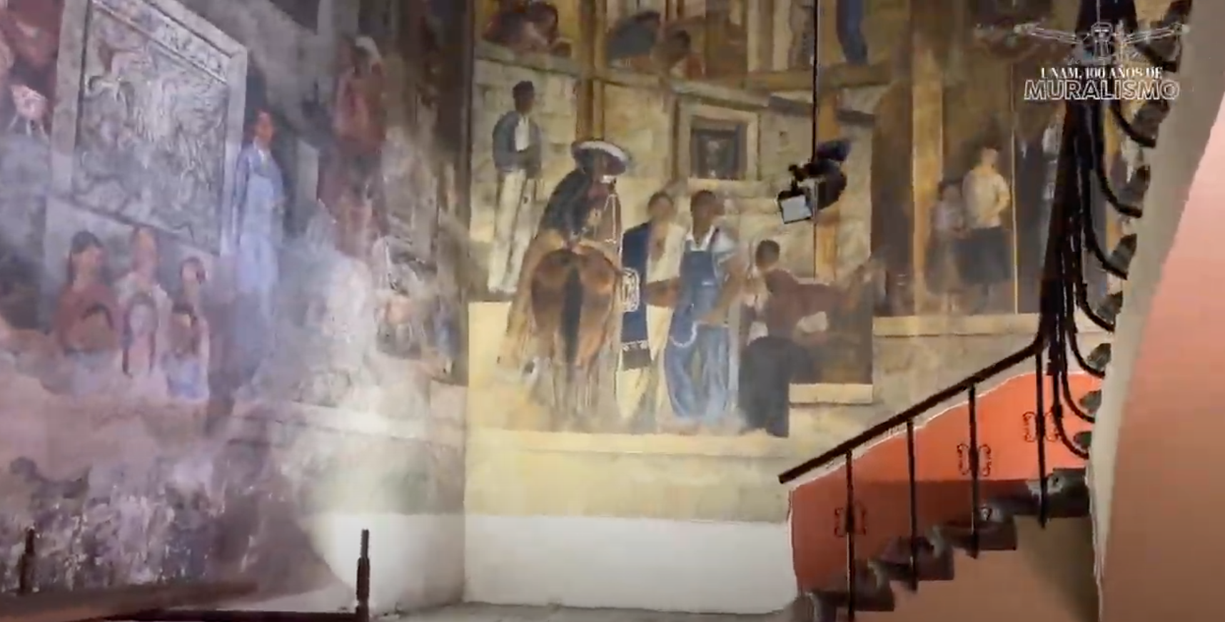 La historia detrás del mural ‘La fiesta de la Santa Cruz’