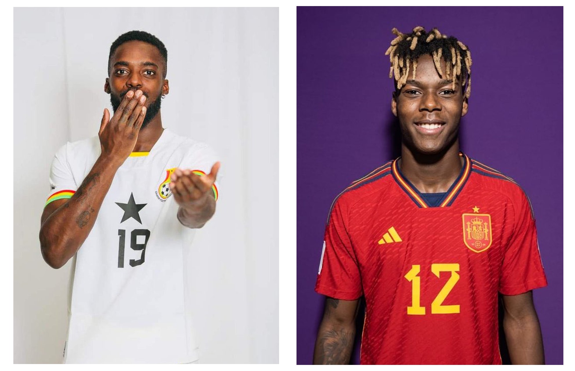 Los Williams, hermanos que juegan para diferentes selecciones en Qatar 2022