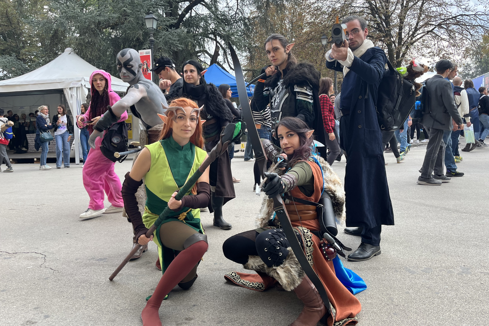 Lucca, locura “cosplay” en la apacible Toscana