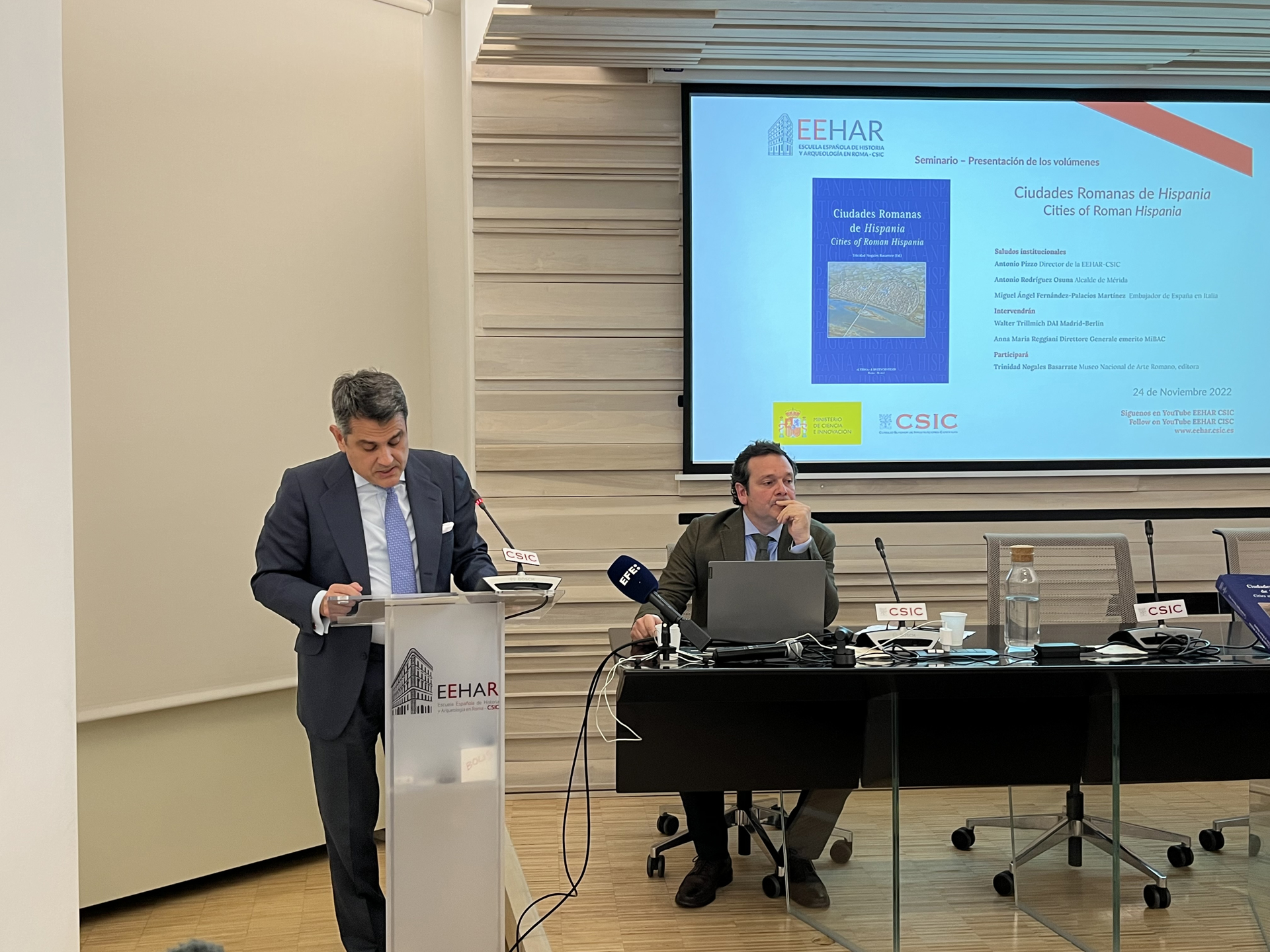 Mérida presenta en el corazón de Roma su legado arqueológico