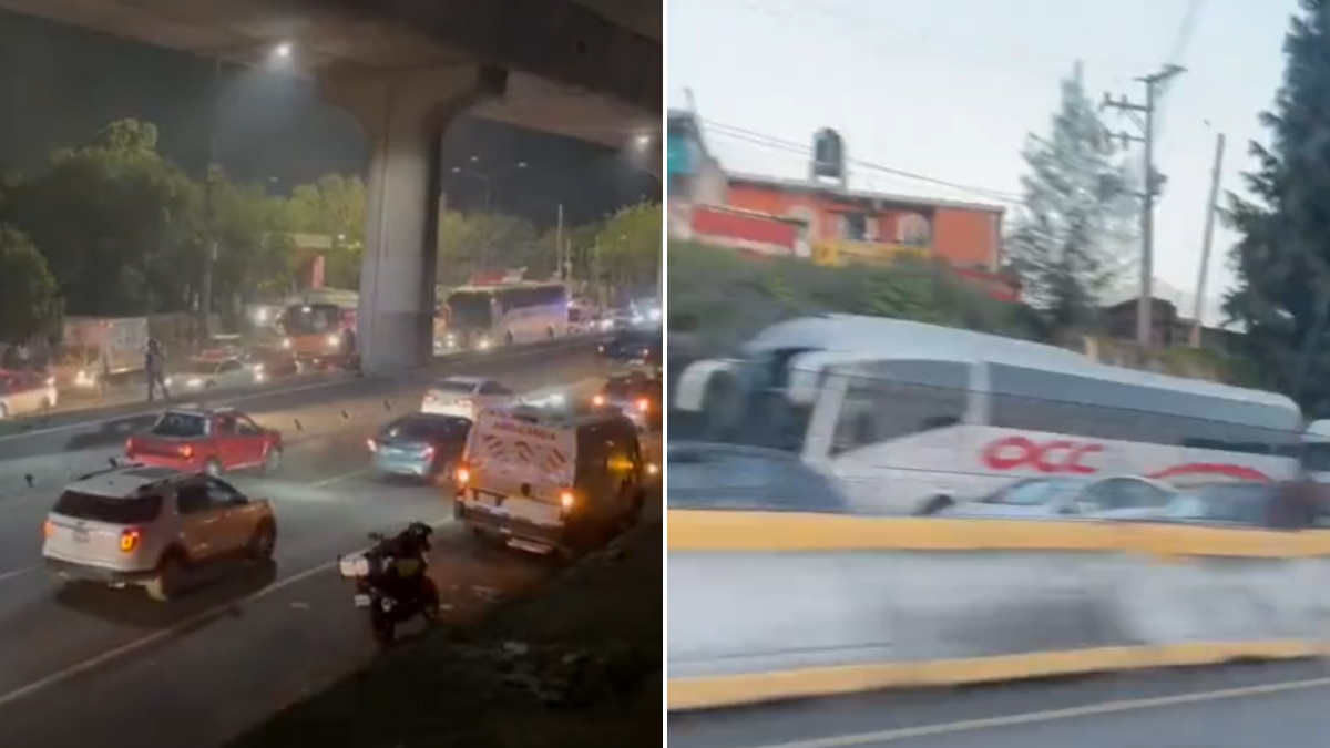 Levantan bloqueos en la autopista México-Cuernavaca Levantan bloqueos en la autopista México-Cuernavaca