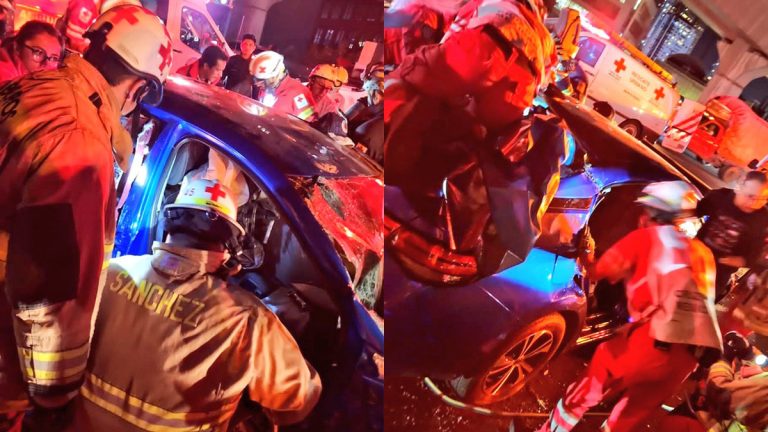 Choque en la México-Toluca deja tres muertos y tres menores lesionados