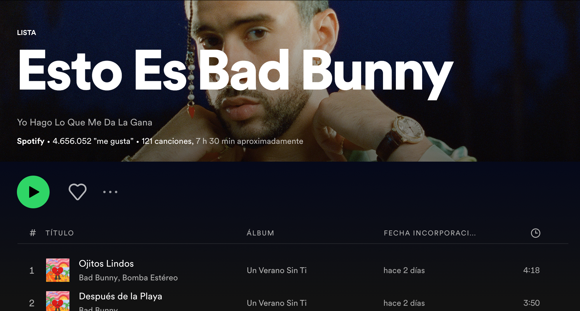 Bad Bunny, el artista más escuchado en Spotify México por tercer año consecutivo Bad Bunny, el artista más escuchado en Spotify México por tercer año consecutivo