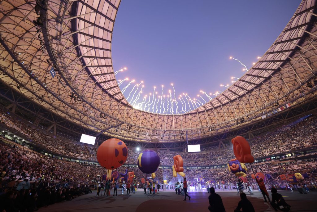 Qatar asegura que el 80 % de los desechos de estadios del Mundial se reciclaron - ceremonia-de-clausura-del-mundial-de-qatar-2022-1024x683