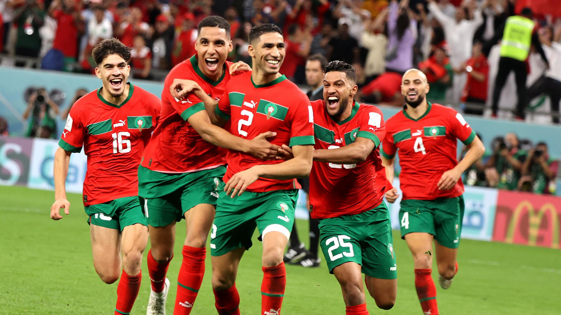 Marruecos, primer cuartofinalista árabe en el primer Mundial árabe