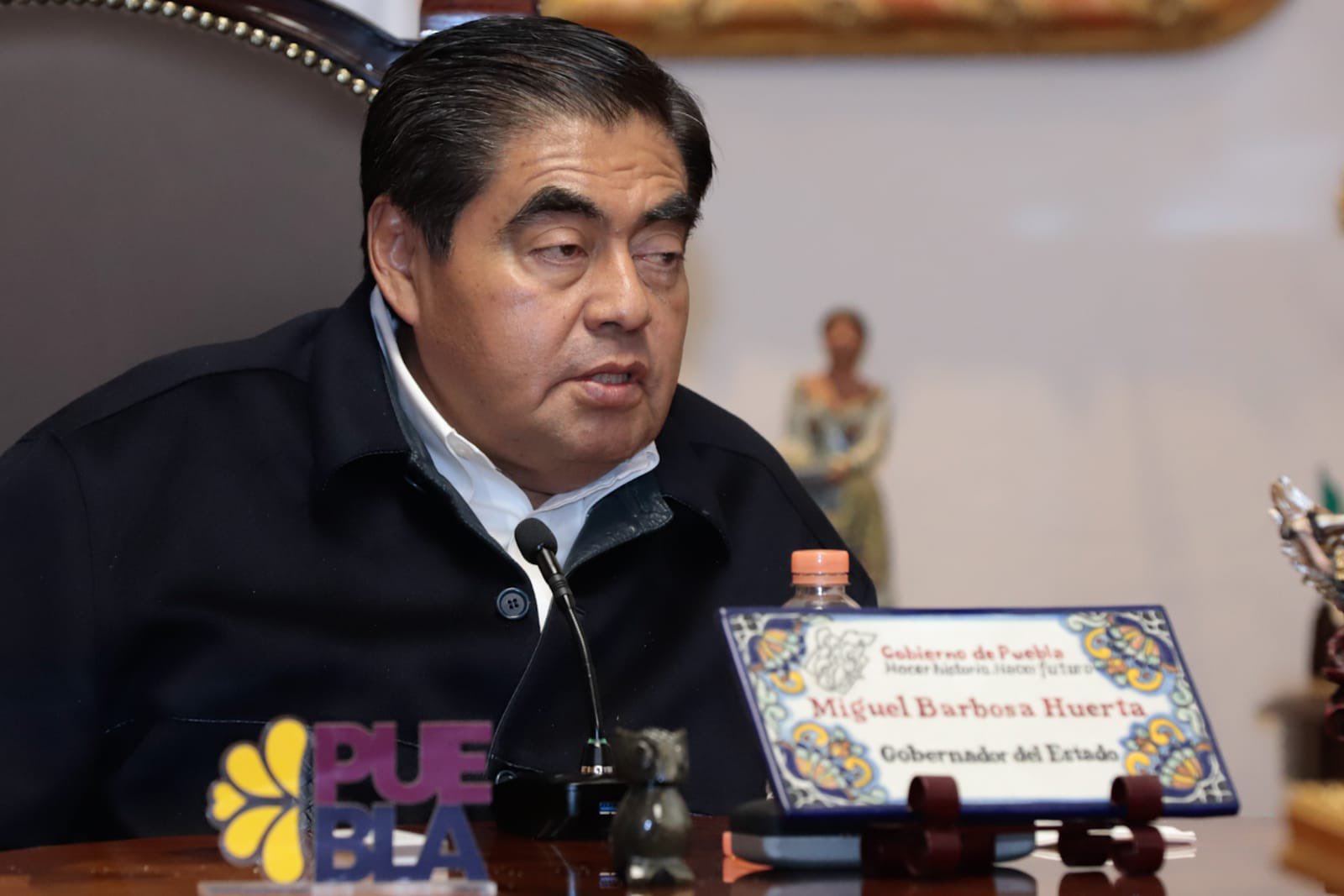 Reportan “estable y sin complicaciones” a Miguel Barbosa tras días de ausencia Reportan “estable y sin complicaciones” a Miguel Barbosa tras días de ausencia