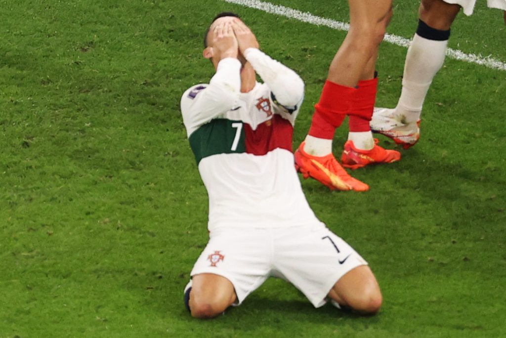 Cristiano, suplente, sin Mundial, entre lágrimas tras eliminación de Portugal - portugal-cristiano-ronaldo-1024x684
