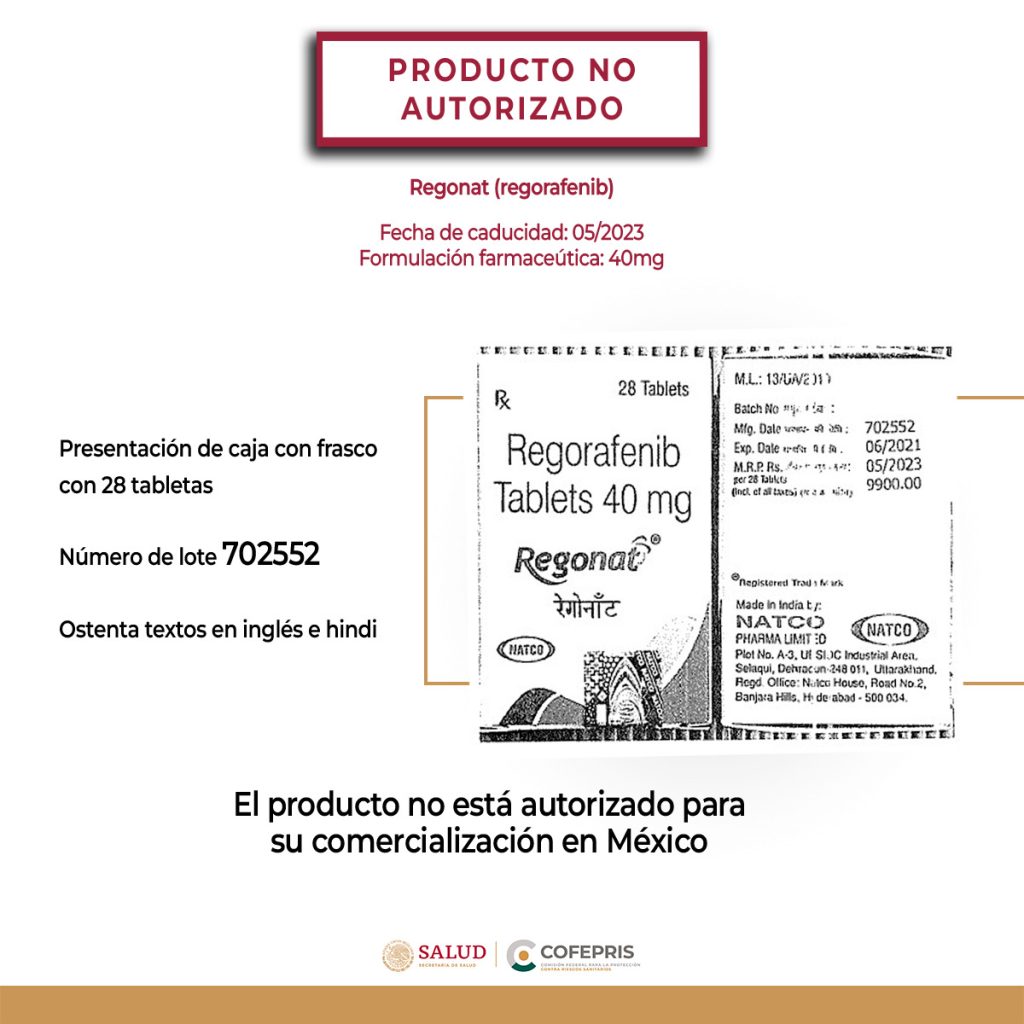Cofepris alerta por falsificación de medicamentos y venta de fármaco sin autorización - regonat-1024x1024