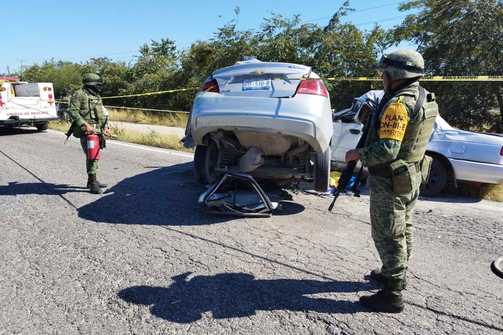 Cinco muertos tras accidente carretero en Tamaulipas