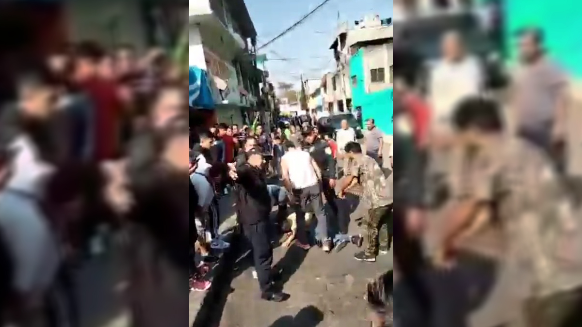 Bloquean Eje 5 Sur por asesinato de hombre a manos de policía Bloquean Eje 5 Sur por asesinato de hombre a manos de policía