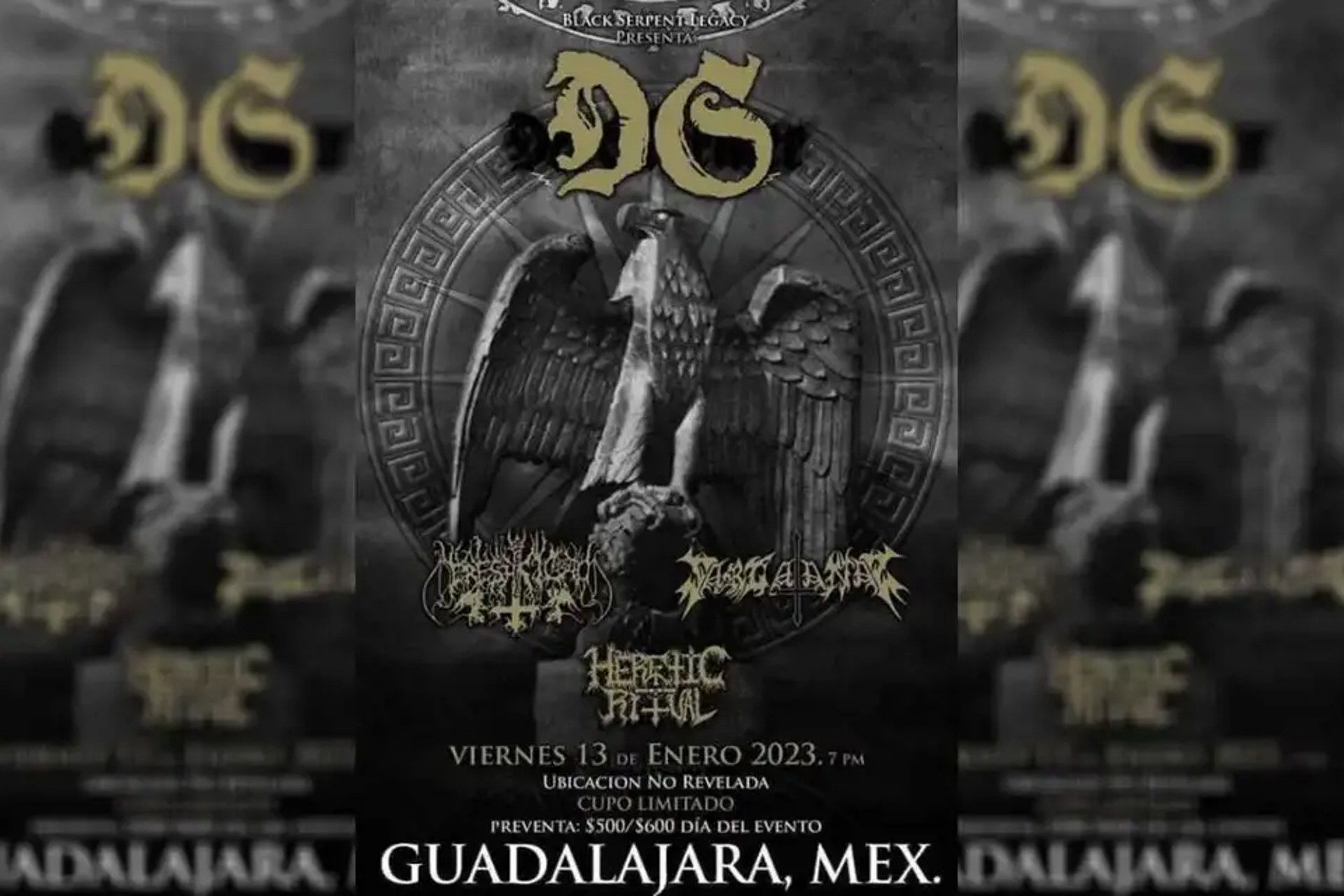 Autoridades cancelan concierto de banda de rock neonazi en Guadalajara