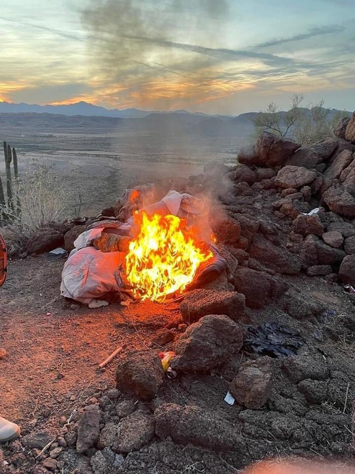 Destruyen campamento en Sonora donde sicarios dispararon a dron de EE.UU.