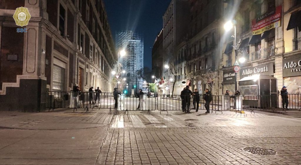 Blindan Zócalo capitalino por visita de Biden y Trudeau - cierre-del-centro-historico-por-x-cumbre-de-lideres-de-america-del-norte-1024x564