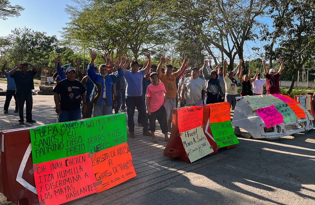 Indígenas mayas amagan con más bloqueos por conflicto en Chichén Itzá - indigenas-mayas-amagan-con-mas-bloqueos-por-conflicto-en-chichen-itza-2-1024x667