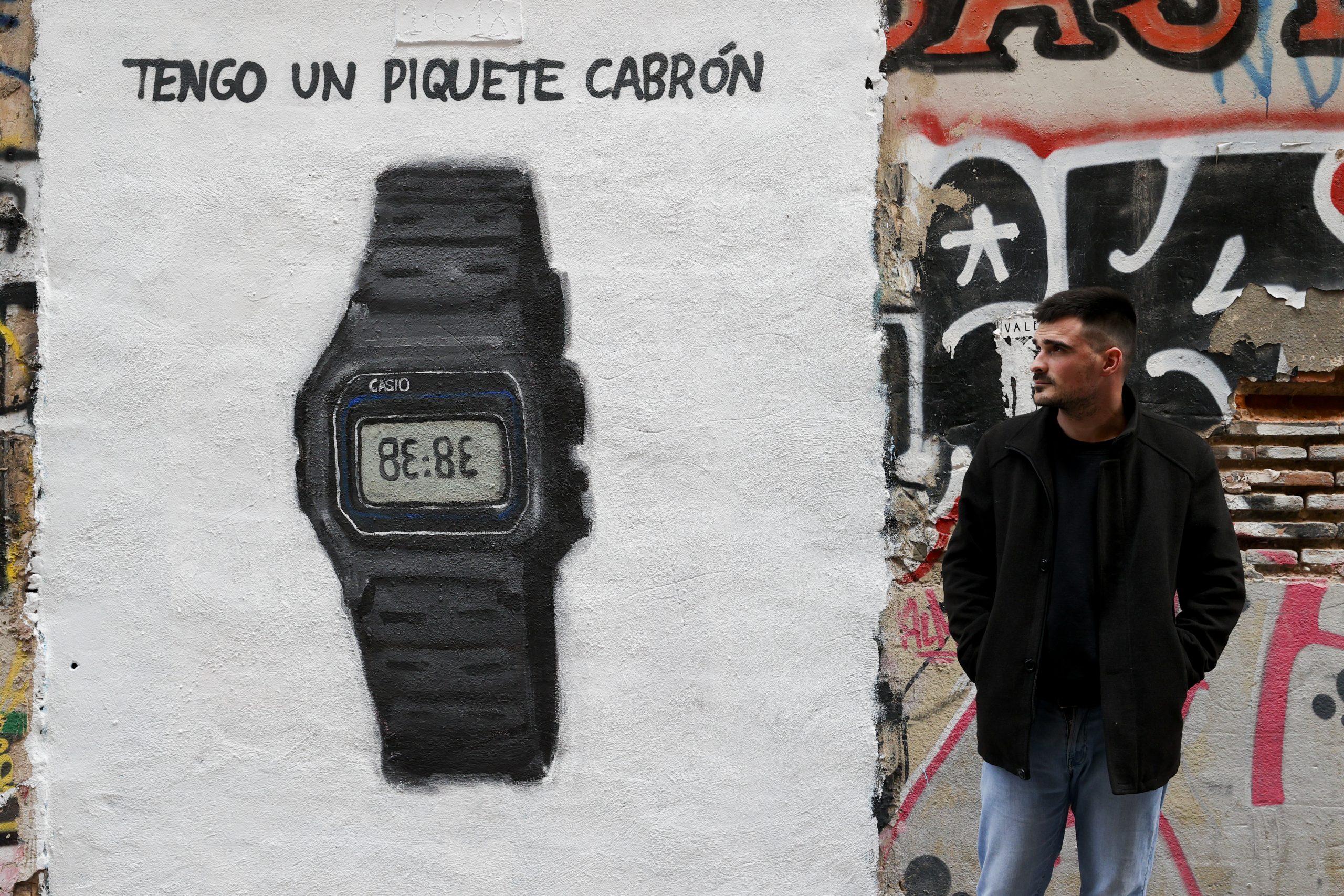 J. Warx plasma en un grafiti la polémica entre Shakira y Piqué