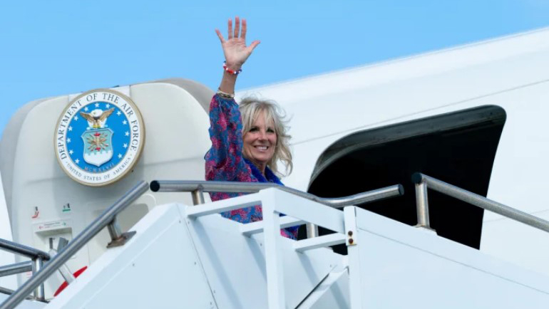 Jill Biden aterrizará en el AICM previo a llegada de Biden a México Jill Biden aterrizará en el AICM previo a llegada de Biden a México
