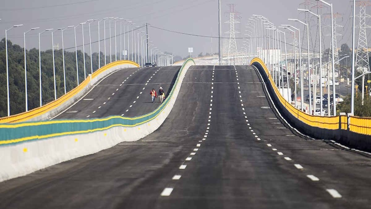 Nueva vía al AIFA estará lista a finales de febrero, anuncia SICT Nueva vía al AIFA estará lista a finales de febrero, anuncia SICT