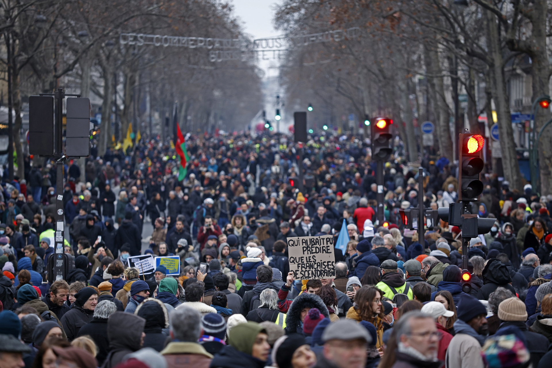 Protestas masivas en Francia contra la reforma de las pensiones del Gobierno