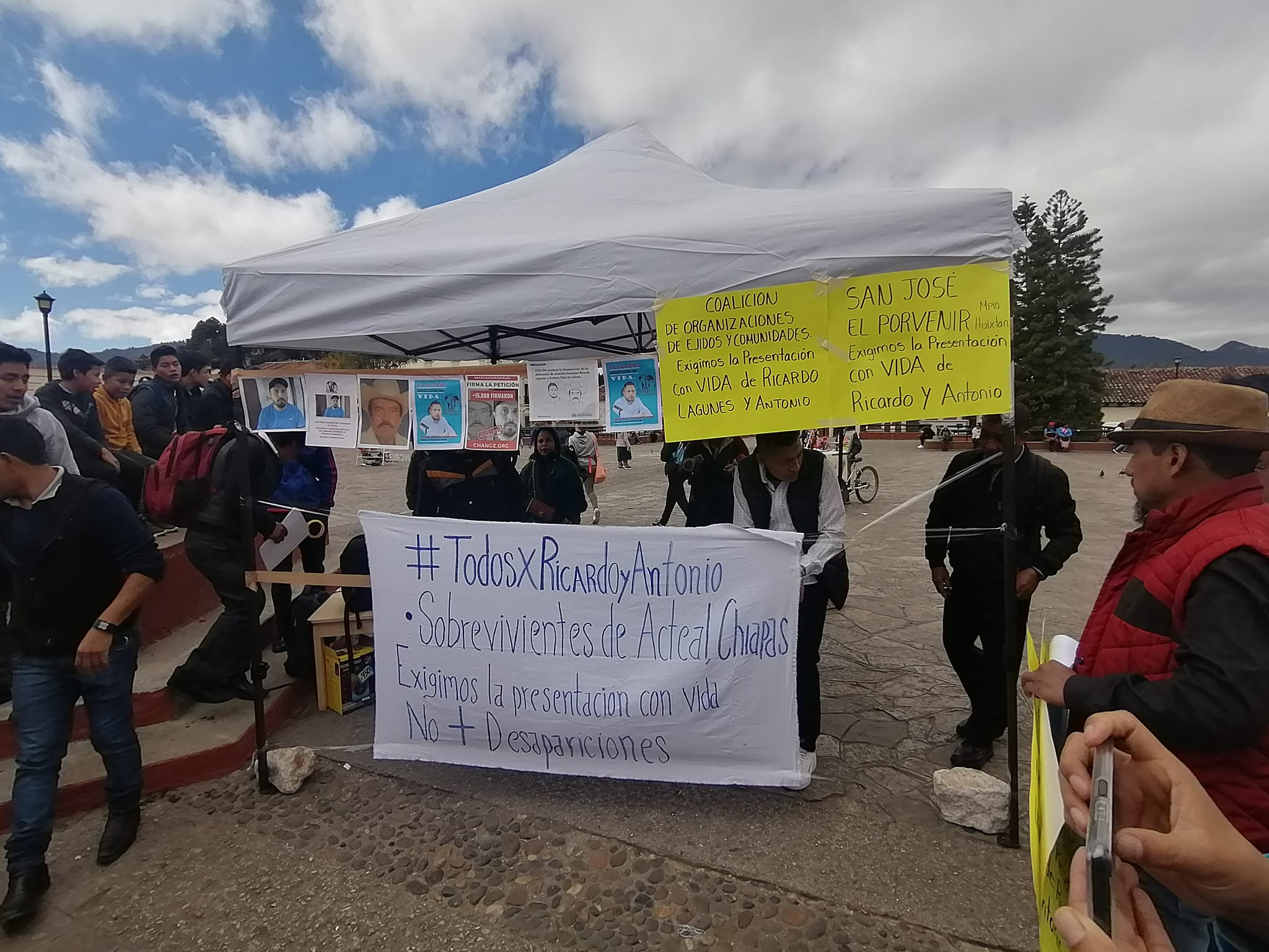 Indígenas mayas exigen encontrar con vida a activistas en San Cristóbal de las Casas
